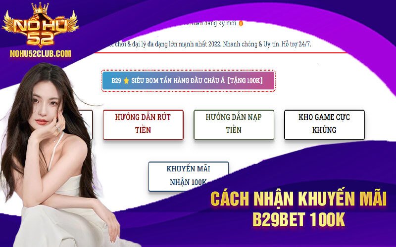 Cach nhan khuyen mai B29BET 100K