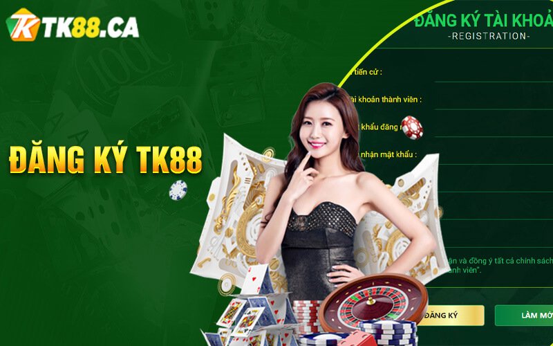 Các bước để đăng ký và tham gia chơi tại nhà cái TK88